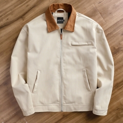 Jacket Kaki Cổ Nhung Amanlab