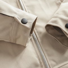 Jacket Kaki Cổ Nhung Amanlab