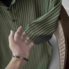 Sơ Mi Sọc Họa Tiết VYN AMANLAB