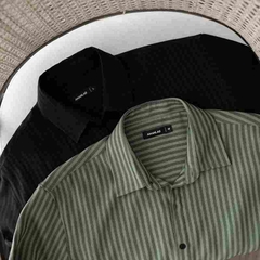 Sơ Mi Sọc Họa Tiết VYN AMANLAB