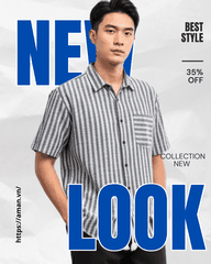 Sơ mi ngắn tay MONO AMANLAB