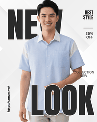 Sơ Mi Sọc Falcon AMANLAB