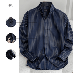 Sơ Mi Pinstripe Noir  AMANLAB