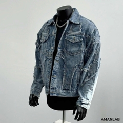 Áo Jeans Wash Demin AMANLAB