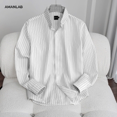 Sơ Mi Pinstripe Noir  AMANLAB