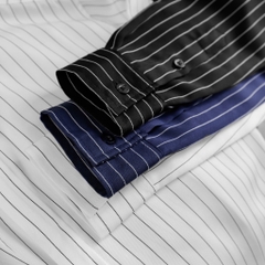 Sơ Mi Pinstripe Noir  AMANLAB