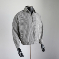 Áo khoác sọc jean denim boxy, Zestline Jacket AMANLAB