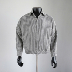 Áo khoác sọc jean denim boxy, Zestline Jacket AMANLAB