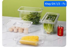 Khay Nhựa Đựng Buffet GN 1/3 - [ Kích Thước: 32.5cm x 17.6cm ]