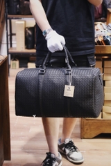 Túi trống da đan