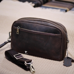 Clutch kiêm túi đeo chéo dáng ngang