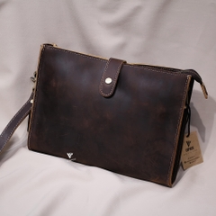 Clutch kiêm túi đeo chéo dáng ngang