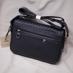 Túi đeo chéo dáng ngang da đan