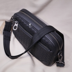 Clutch kiêm đeo chéo da đan