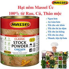 Bột nêm vị gà Massel Classic Stock Power Chicken Style không bột ngọt thơm ngon tiện lợi 2.5kg