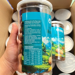 Hạt Macadamias nguyên vỏ hương vanilla Adora st Food premium Australian 350g