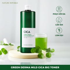 Nature Republic Nước hoa hồng Green Derma Mild Cica Big Toner 500ml (IP04)