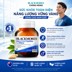 Blackmores Multivitamin For Men – Vitamin tổng hợp cho nam giới từ Úc (50 Viên)