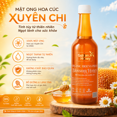 Mật ong rừng hoa xuyến chi golden honey bidens pilosa blossom honey - mật ong nguyên chất từ cánh đồng hoa cỏ kim 500ml