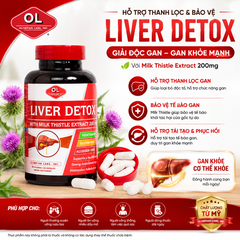 Hỗ trợ tăng cường chức năng gan Olympian Labs Liver detox hộp 60 viên