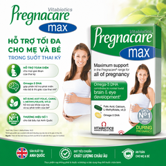 TPBVSK Pregnacare Max  bổ sung vitamin,khoáng chất cho phụ nữ mang thai &cho con bú vitabiotics 84 viên