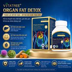 Thải độc mỡ nội tạng vitatree organ fat detox thanh lọc cơ thể hộp 60 viên