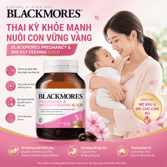 Viên uống bổ sung vitamin tổng hợp cho bà bầu Blackmores pregnancy and breast-feeding gold 60 viên