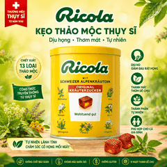 Kẹo thảo dược Ricola Original Herb 250g giảm ho, đau rát viêm họng