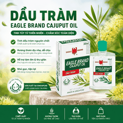 Dầu Tràm Cho Bé Eagle Brand Cajuput Oil Giữ Ấm Phòng Cảm (30ml)