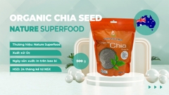 Hạt chia hữu cơ Úc Organic Chia Seed Nature Superfood gói 500g
