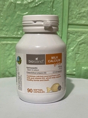 Bio Island Milk Calcium For Kids 90 viên bổ sung canxi + d3 cho bé từ 7 tháng tuổi