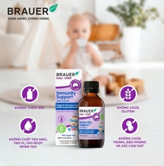 Thực phẩm bảo vệ sức khỏe BRAUER BABY & CHILD IMMUNITY SUPPORT 100ml