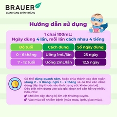 Thực phẩm bảo vệ sức khỏe BRAUER BABY & CHILD IMMUNITY SUPPORT 100ml