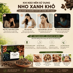 Nho khô nguyên cành Úc Little Gemz Sweet Globe Dried Table Grape Cluster 1kg