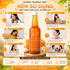 Mật ong rừng hoa xuyến chi golden honey bidens pilosa blossom honey - mật ong nguyên chất từ cánh đồng hoa cỏ kim 500ml