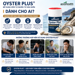 Tinh chất hàu biển Oyster Plus Goodhealth tăng cường sức khỏe sinh lý nam giới 60 viên