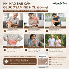 Viên uống xương khớp Glucosamine HCL 1500mg Healthy Care 400 viên