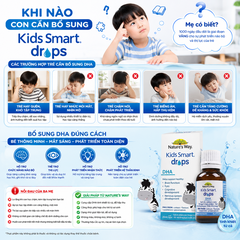 DHA Drops Nature's Way Cho Bé Từ 0 Tháng Tuổi – Hỗ Trợ Phát Triển Trí Não & Thị Lực (Chính Hãng Úc) 20ml