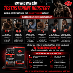 Olympian Labs Testosterone Booster - Hỗ trợ cân bằng và tăng cường sinh lý nam 60 viên