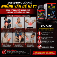 Chăm sóc sức khỏe xương khớp Olympian Labs X7 - Care-Glucosamin HCL 1600mg hộp 60 viên