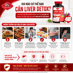 Hỗ trợ tăng cường chức năng gan Olympian Labs Liver detox hộp 60 viên