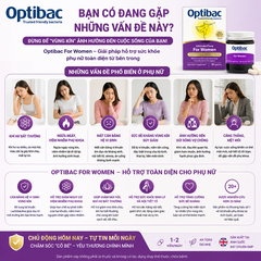 Lợi khuẩn Optibac Probiotics For Women dành cho phụ nữ 30 viên