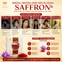 Nhụy hoa nghệ tây saffron premium negin 3g tây á