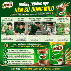 Sữa bột Nestle Milo Úc bổ sung dinh dưỡng cho bé phát triển tối ưu hộp 1kg