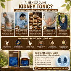 Bổ thận vitatree kindey tonic 100 tablets tăng cường chức năng thận, tráng dương hỗ trợ sinh lý nam