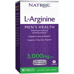Tăng cường sinh lý nam l-arginine men’s health Natrol mỹ 3000mg extra strength hộp 90 viên
