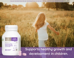 Viên nhai bioisland lysine tăng chiều cao cho trẻ từ 6 tuổi trở lên hộp 60 viên