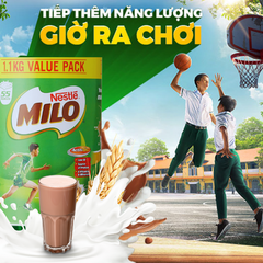 Sữa Nestle Milo Úc bổ sung dinh dưỡng cho bé phát triển tối ưu hộp 1.1kg