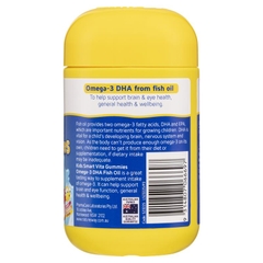 Kẹo dẻo Nature's Way Kids Smart Vita Gummies Omega-3 DHA Fish Oil hỗ trợ sức khoẻ não Và mắt cho bé 60 viên
