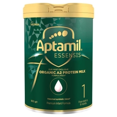 Sữa bột công thức hữu cơ Aptamil Essensis 900gr số 1 protein A2 giúp bé dễ tiêu hóa, hấp thu tốt hơn